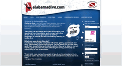 Desktop Screenshot of alabamadive.com